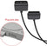 PS1 PS2 Extension Cable for Vibration Controller Joystick Grip 1.78M Plug & Play Mobile Accessories