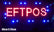 EFTPOS LED NEON SIGN 48x25cm Ready-Made LED Signs
