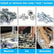 14pcs Magnetic Nut Driver Socket Set 6–19mm Hex Shank Bits with Case DIY & Home Tools