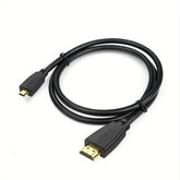 1.5M Micro HDMI to HDMI Male Cable 1.4V Gold Plated HD 1080P AV Cables