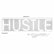 USB Powered Hustle Sign White or Pink Ready-Made LED Signs