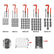 131-Piece Helicoil Kit HSS Thread Repair Drill Metric Set DIY & Home Tools