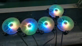 12V 4Pin to 3Pin CPU 120mm LED Cooling Fan PC Accessories
