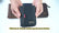Men's Slim RFID Wallet Stylish Short Bifold Coin Purse with Zipper Colorblock Home Essentials