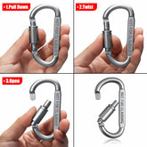 Aluminum Lock Carabiner Clip Snap Hook GS09 Outdoor Gear