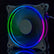 Desktop Chassis Cooling RGB Fan Mute Chassis Fan 12cm 3+4 Pin Plug PC Accessories