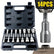 14pcs Magnetic Nut Driver Socket Set 6–19mm Hex Shank Bits with Case DIY & Home Tools