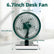 Portable 360° Mini Fan Auto Moving Head Rechargeable USB Table Car Fan