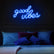USB Powered Good Vibes Ready-Made LED Signs