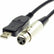 3M USB to XLR Female Microphone Cord AV Cables