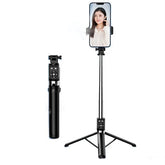 Z14 140cm Selfie Stick Tripod Telescopic Portable Phone Stand W/Bluetooth Remote Mobile Accessories