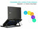 A9 Laptop Cooler Cooling Pad For 12"-17" Laptop PC Accessories