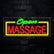 MASSAGE Open LED Sign Neon Light W/12V Power Adapter 60X28.5cm Ready-Made LED Signs