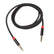 4 Pole 3.5mm Stereo Aux Male to Male Fabric Cable AV CABLES