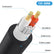 1 Male to 2 Female Speakon Splitter Cable AV Cables
