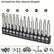 3pcs Magnetic Quick Release Extension Rods and 13PCS Screwdriver Bit DIY & Home Tools