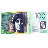 $100 Money Australian Note pattern Wallet GS19 Home Essentials