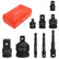 9Pcs Impact Socket Adapter & Reducer Set DIY & Home Tools