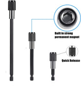 Screwdriver Extension 3Pcs 1/4 Hex Shank Holder Drill Bit Set Quick Release DIY & Home Tools