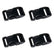 40*19*14mm Plastic Side Quick Release Buckles For Webbing Bag Strap Clips Black Home Essentials