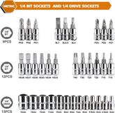 46 in 1 Socket Wrench Set W/ Case DIY & Home Tools