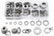 180pcs Stainless Steel Flat Washer Washers Assortment Set DIY & Home Tools