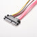 30CM Male to Female 7+15 Pin SATA Data HDD Power Cable PC Accessories