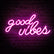 USB Powered Good Vibes Ready-Made LED Signs