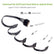 1 Male to 5 Female 15 Pin SATA Power Splitter Cable Adapter For HDD PC Accessories