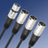 60cm Balanced XLR Splitter Cable 1 Female to 3 Male AV Cables