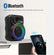 Portable Bluetooth Party Speaker W/ wired Microphone Party Effects