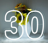 Large Thirty 30 Birthday Party Ready-Made LED Signs