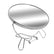 8" Round Cosmetic Makeup Double Sided Table Desk Mirror 2x Magnify Folding Zoom Home Essentials