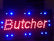 BUTCHER LED NEON SIGN 48cm*25cm Ready-Made LED Signs