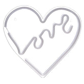 33cm x 35cm USB Powered Love Heart Ready-Made LED Signs