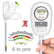 4-in-1 Soil Nutrients Light Moisture pH Meter Tester No Battery Required DIY & Home Tools