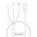Baseus 1.5m Fast charging 3 in 1 Cable USB-A to Micro USB C & 8pin Cable Mobile Accessories