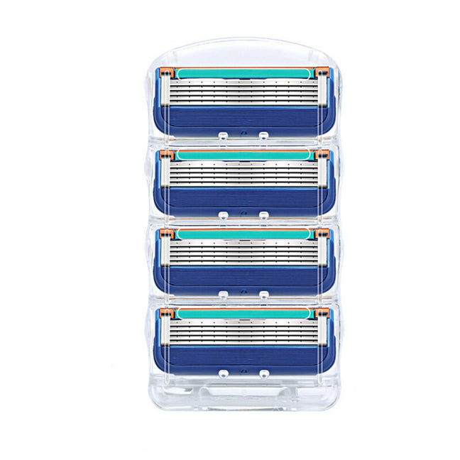 5 Blades for Gillette Fusion Razor Shaving Shaver Trimmer Refills Car ...
