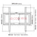 T42 26"-55" Universal TV Wall Bracket Flat Mount 400x400MM TV Accessories