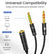 3.5mm Aux 2 Male to 1 Female Y Splitter Cable Adapter for Headphone Mobile Accessories