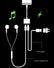 Dual 8 pin Splitter Earphone Headphone Audio & Charge Adapter JS29 Mobile Accessories