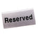 Stainless Steel Reserved Table Sign 12*5cm (JS17) Business & Office Equipment
