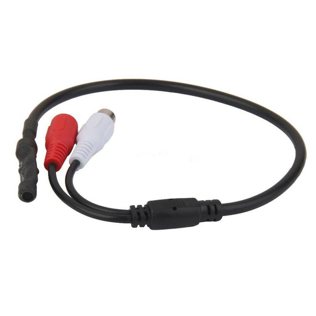 RCA 12V DC Microphone for CCTV Camera (M76) Surveillance Security Audio ...