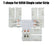 T & L shape 5050 single color & RGB LED strip light connector Joiner Party Effects
