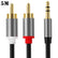 3.5mm Male To 2 RCA Aux Y 1M 3M 10M 20M AV Cables