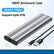 M2 NVME NGFF SATA SSD to Type-C USB 3.2 Enclosure Case PC Accessories