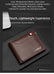 Men's Wallet Coin Pocket Purse Wallet Multiple ID Card Slots Compact Zipper Home Essentials