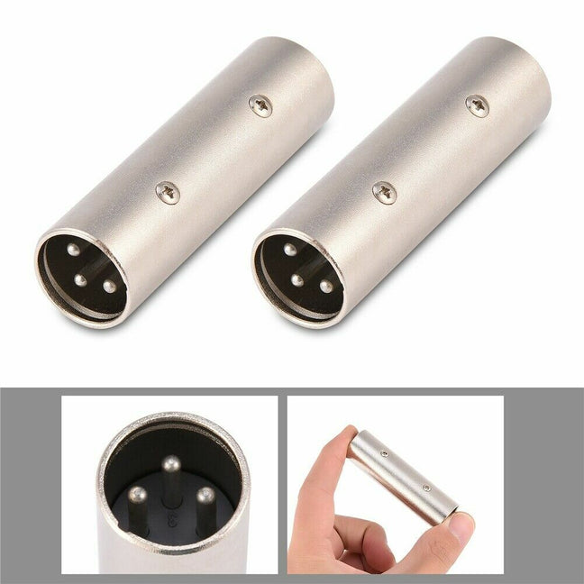 XLR Male to XLR Male Adapter (T27) 3 Pin XLR Cable Gender Switch ...