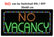 VACANCY & NO VACANCY LED Sign 30x60cm Ready-Made LED Signs