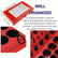 419 Pcs Industrial Rubber O Ring Assortment Kit Metric Imperial Auto Grommet Set DIY & Home Tools